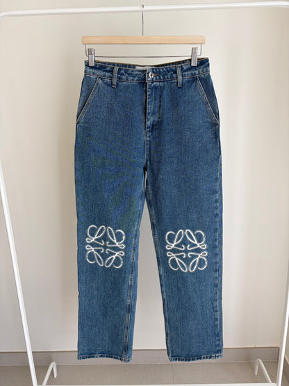 Loewe Anagram Jeans – Mid Wash Denim