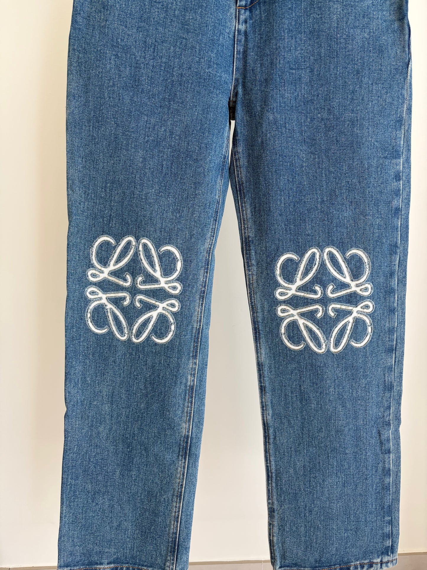 Loewe Anagram Jeans – Mid Wash Denim