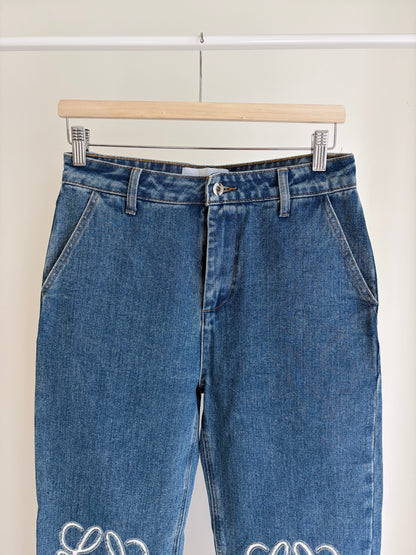 Loewe Anagram Jeans – Mid Wash Denim