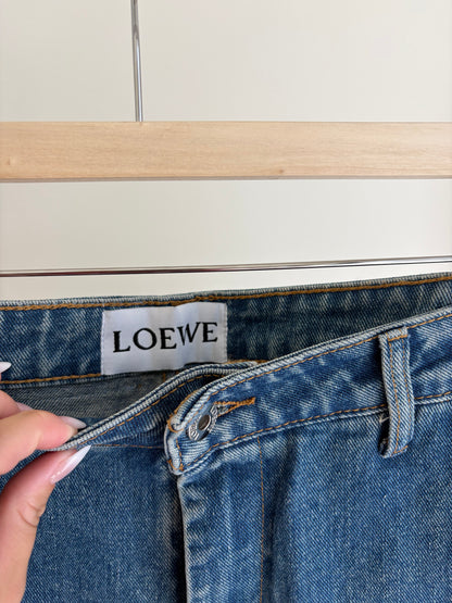Loewe Anagram Jeans – Mid Wash Denim