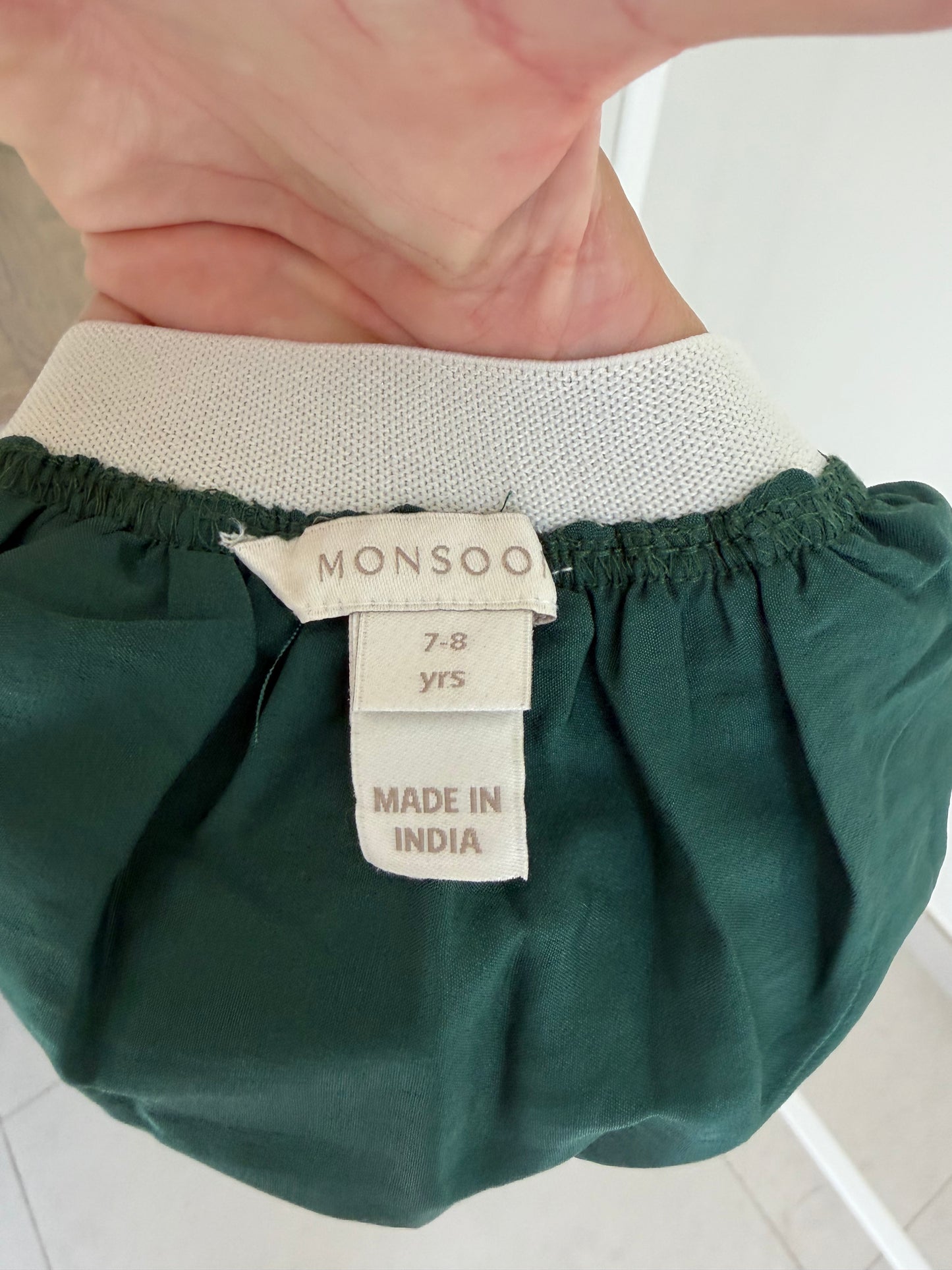 Green sequin tulle mini skirt