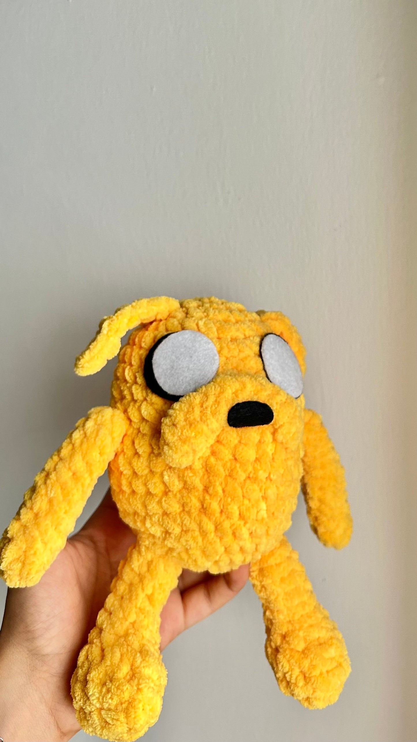 Jake the dog crochet plushie