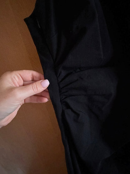 STRADIVARIUS MIDI BLACK DRESS