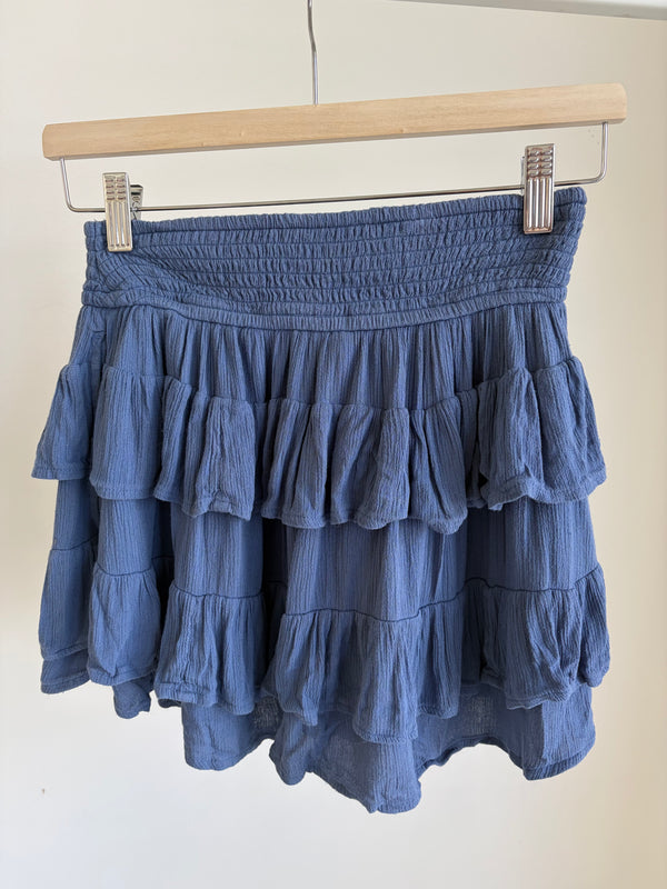 hollister blue skirt