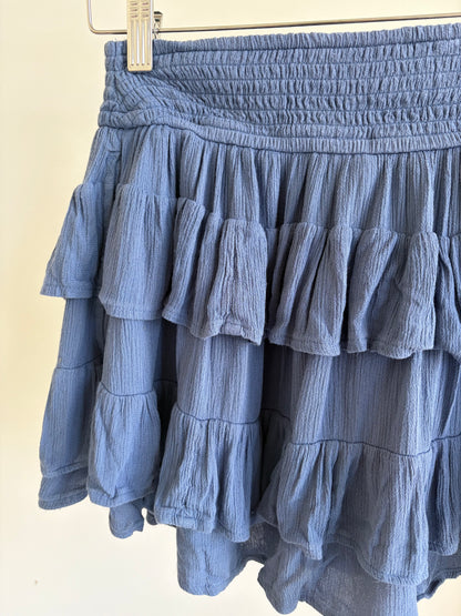 hollister blue skirt