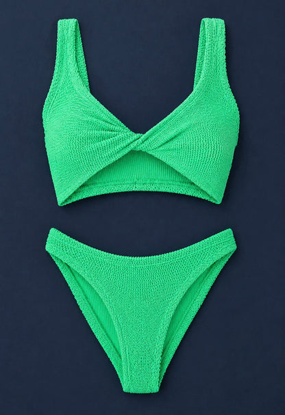 HUNZA G - GREEN BIKINI