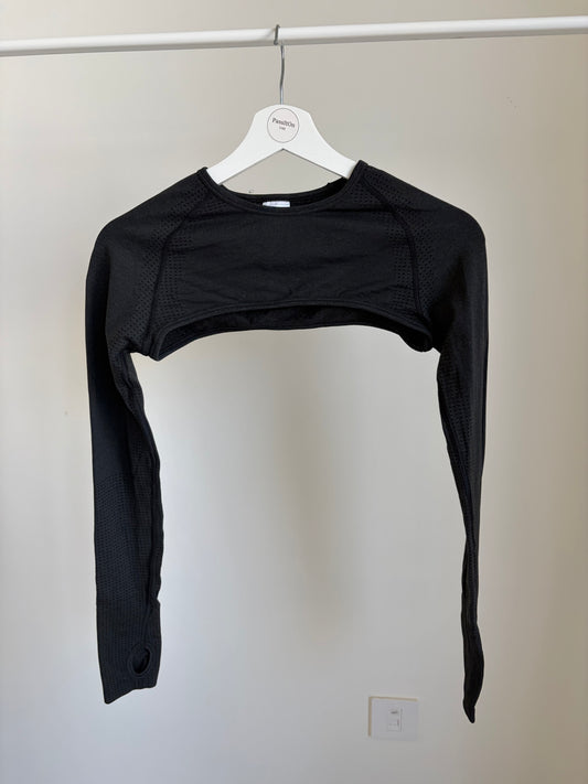 gymshark long sleeve shrug top