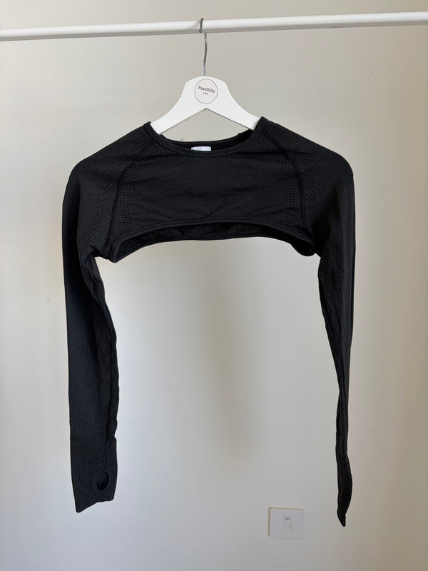 gymshark long sleeve shrug top