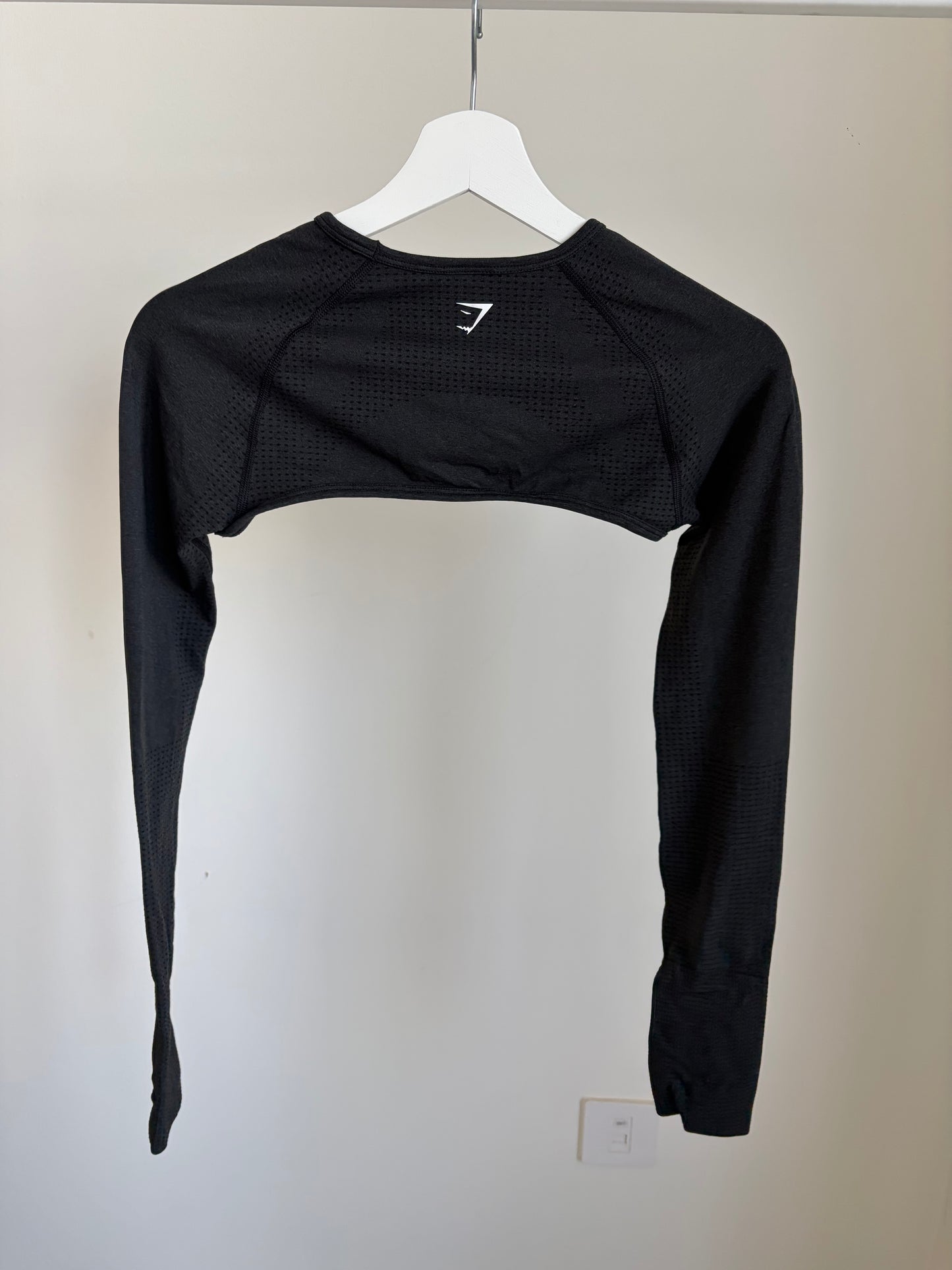 gymshark long sleeve shrug top