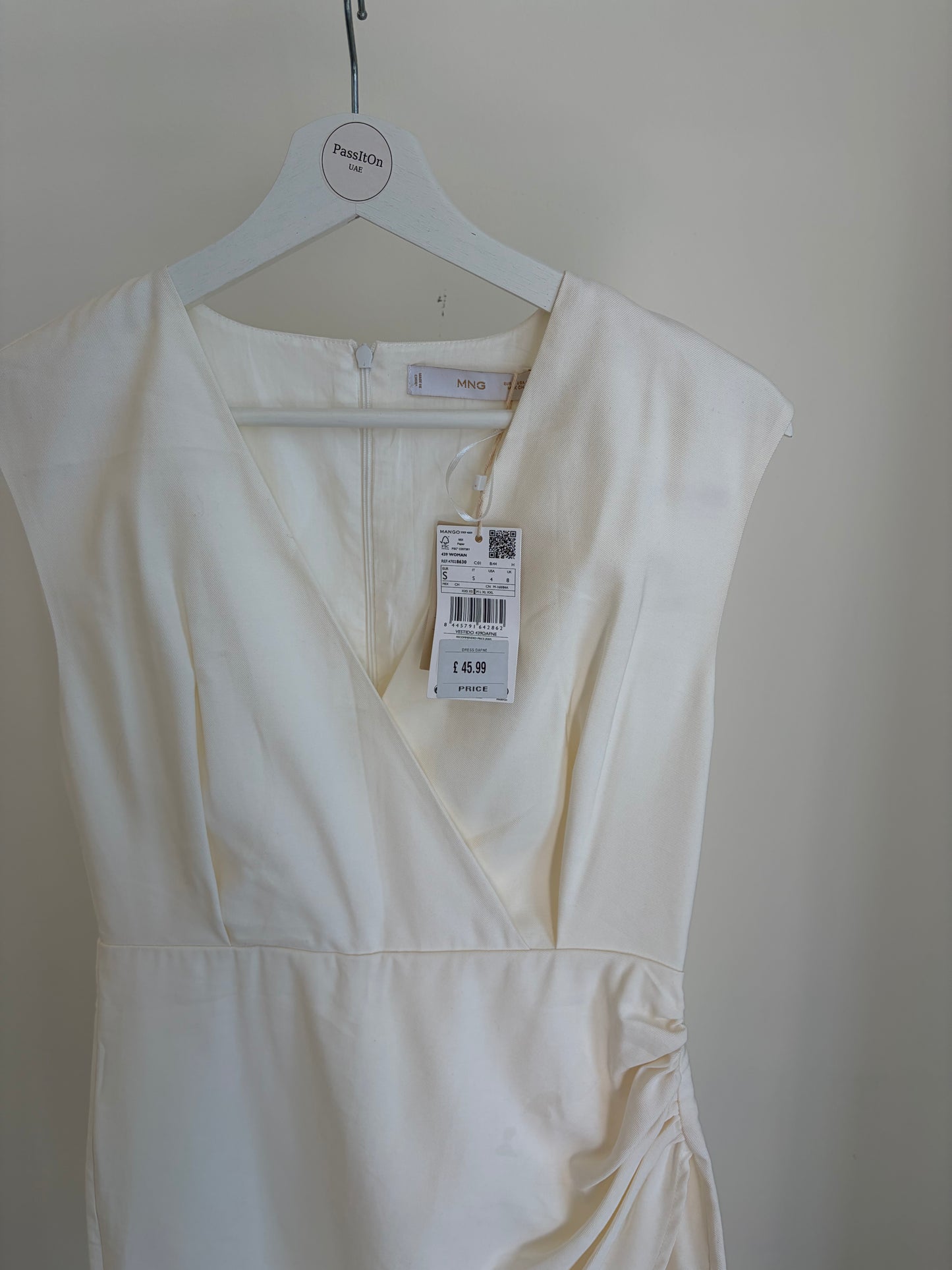 mango white dress