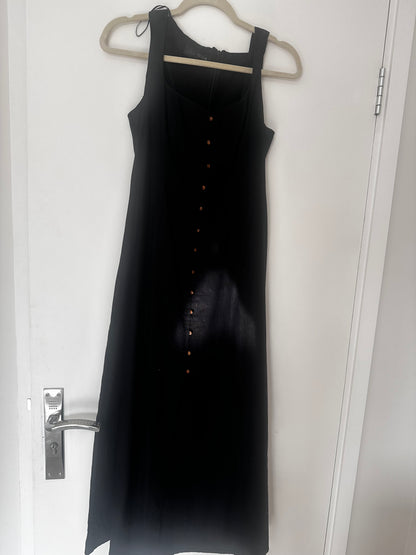 Black linen Zara dress