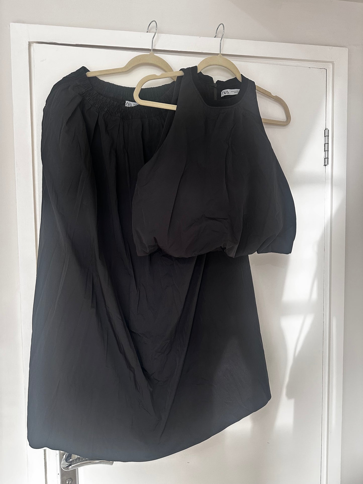Zara two piece black co ord medium