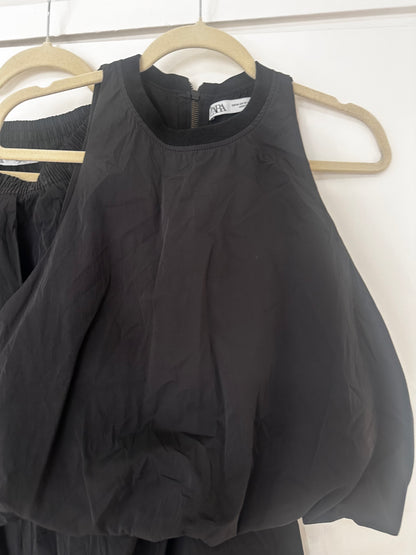 Zara two piece black co ord medium