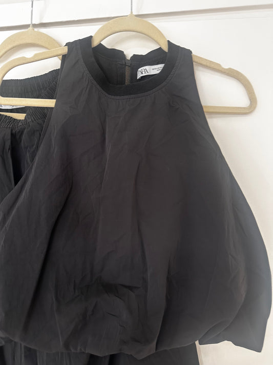 Zara two piece black co ord medium
