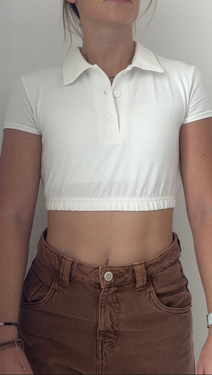 alo Cropped Polo