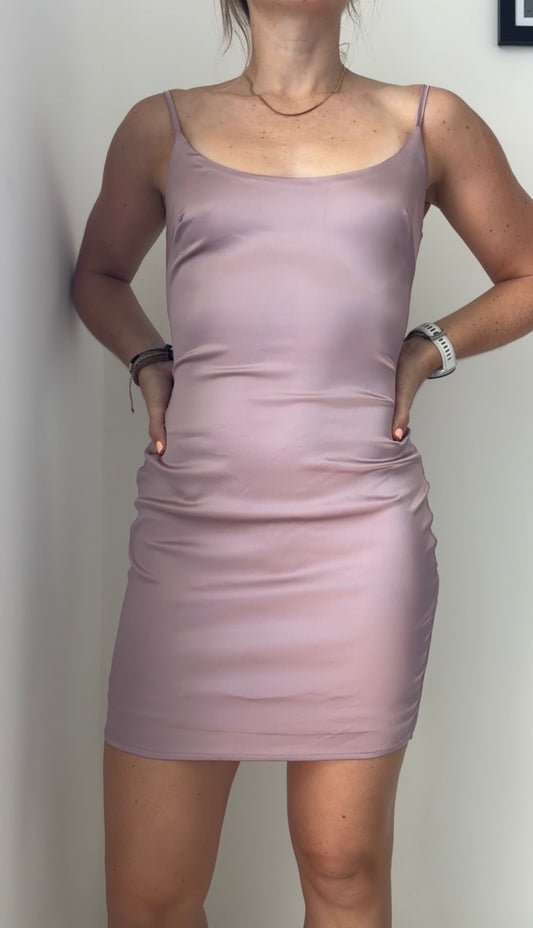 silk short dress