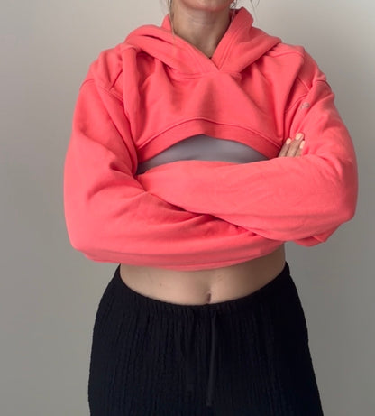 alo hoody shrug
