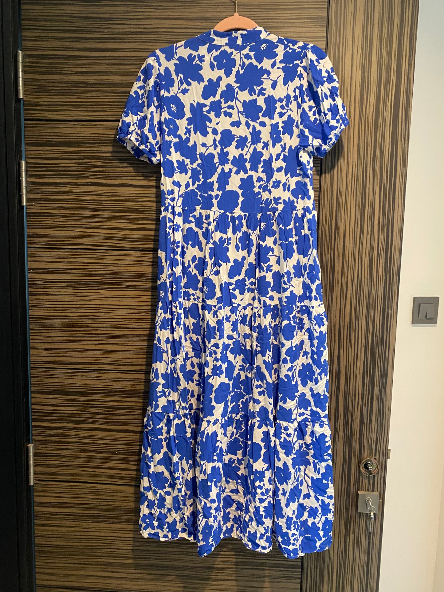 ZARA Blue Midi Dress - S