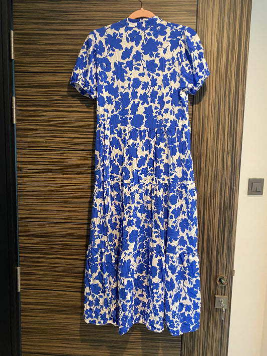 ZARA Blue Midi Dress - S