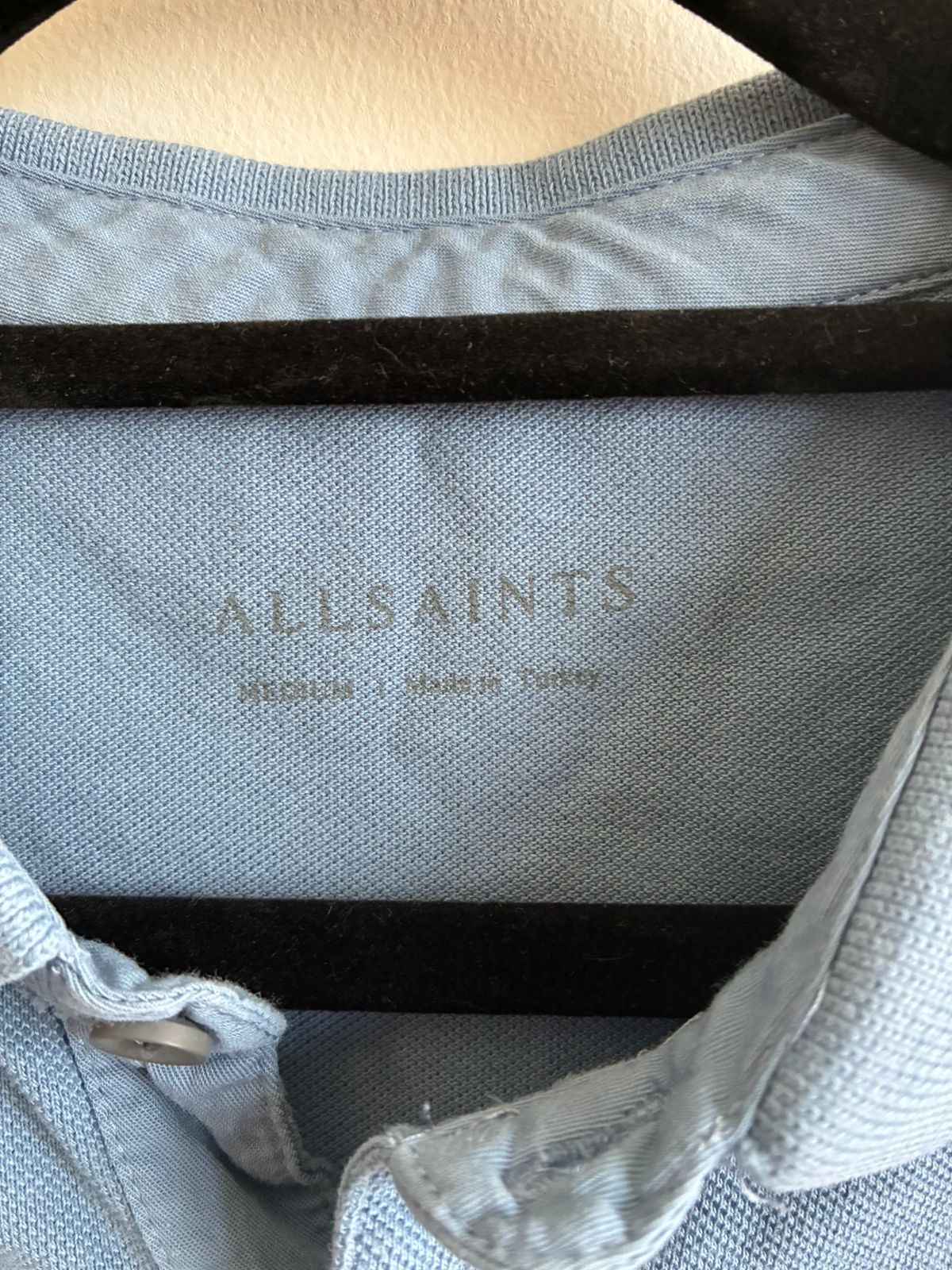 AllSaints Pique Polo