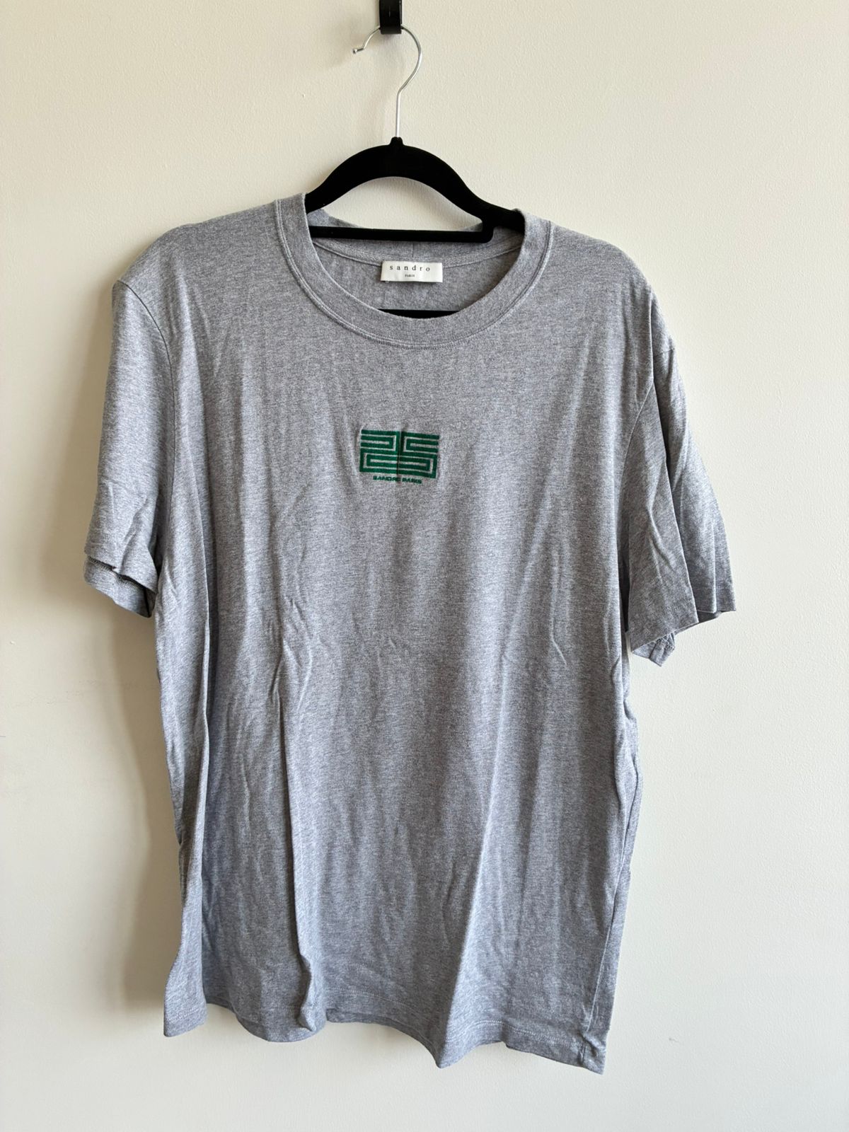 Sandro Paris Logo Embroidery Tee