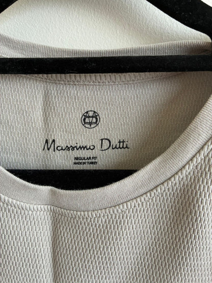 Massimo Dutti Waffle-Knit Tee