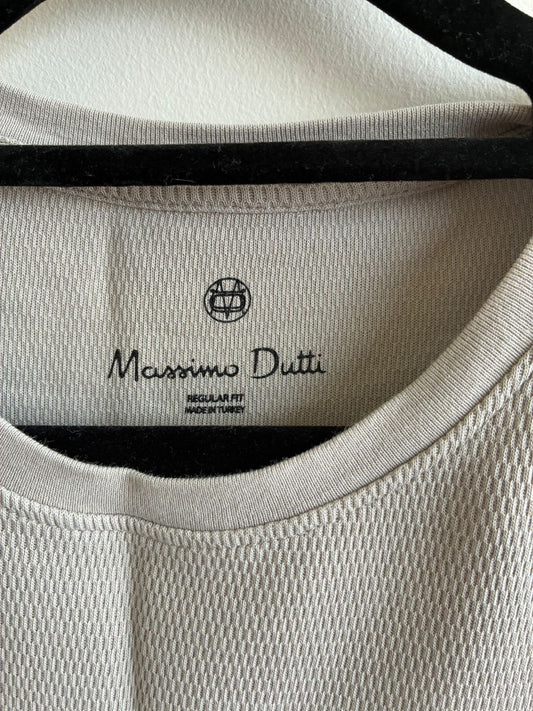 Massimo Dutti Waffle-Knit Tee